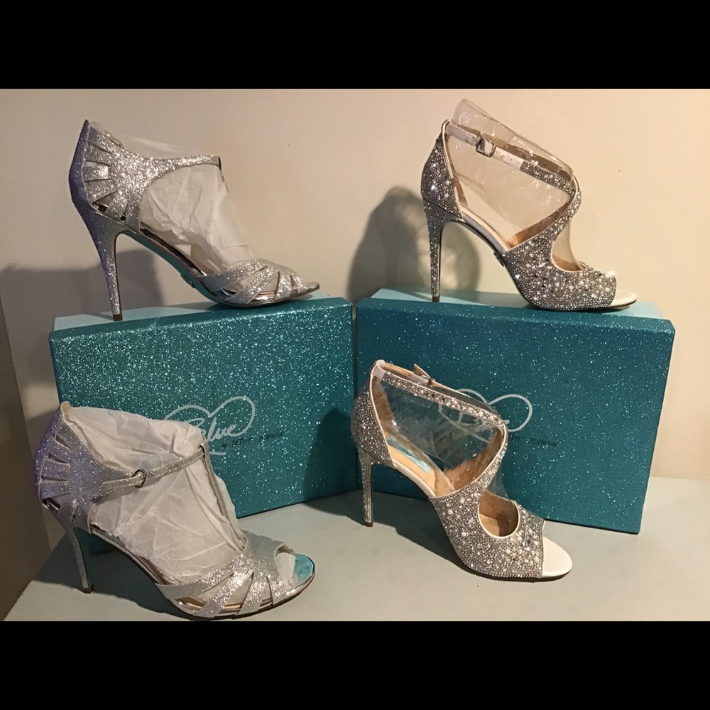 Getting married?  Both are silver rhinestone